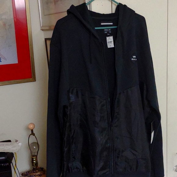 NWT mens black hoodies XXL - Picture 1 of 7